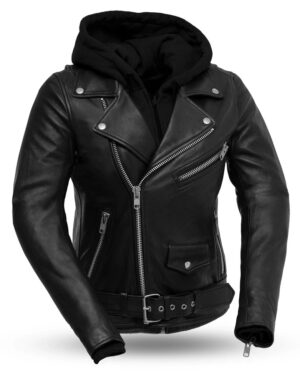 Ryman Women's Leather Motorcycle Jacket